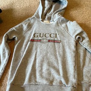 gucci boys hooded lightweight sweatshirt